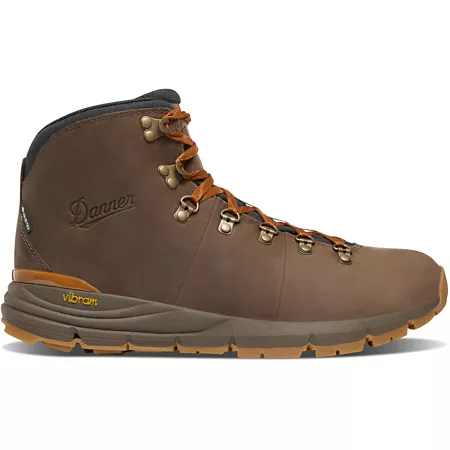 Danner Mountain 600 Leaf 4.5 in Loam Brown and Glazed Ginger Gore-Tex Hiking Boot Men's Hiking Boots