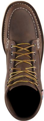 Image showing  Men's Bull Run Moc Steel Toe Gore-Tex Mid Waterproof Hiking Boots, 6 in., Brown