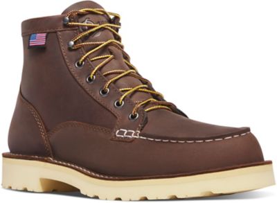 Image showing  Bull Run Moc Toe 6 in. Brown Heel Hiking Boot