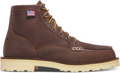 Danner Bull Run Moc Toe 6 in. Brown Heel Hiking Boot