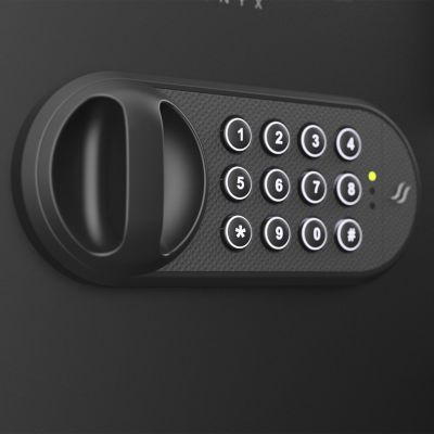 Image showing  0.5 cu. ft. Electronic Lock Onyx Fireproof Home & Office Safe, Matte Black