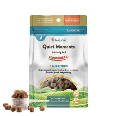 NaturVet Scoopables Quiet Moments Calming Aid Supplement For Cats