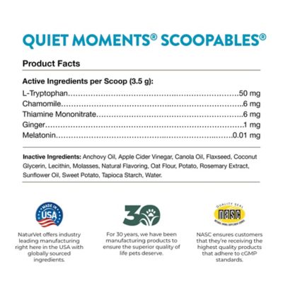 Image showing 8 th NaturVet Scoopables Quiet Moments Calming Aid Supplement For Cats