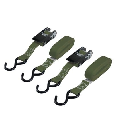 Image showing  15 ft. Ratchet Tie Down Straps, 500 lb., 2-Pack