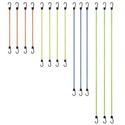 Image showing  Assorted Bungee Cords, 14-Pack