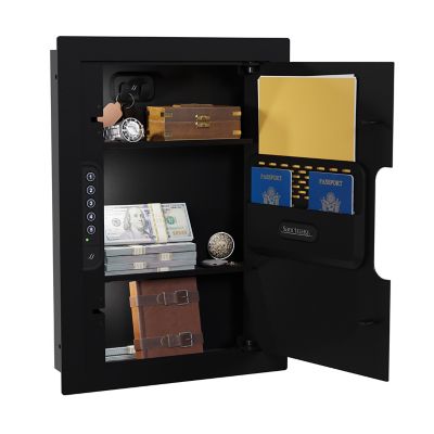 Image showing  In Wall Vault with Electronic Lock, Matte Black