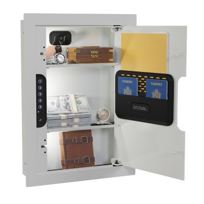 Image showing  In Wall Vault with Electronic Lock, Matte White