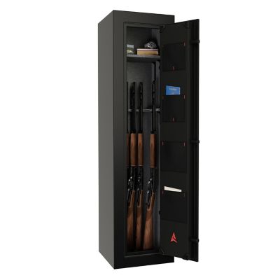 Image showing  6 Gun 3.44 cu. ft. Electronic/Key Lock Domain Fire Gun Safe, Black