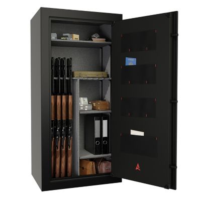 Image showing  30 Gun 11.09 cu. ft. Electronic/Key Lock Domain Fire Gun Safe, Black