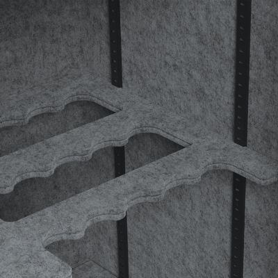 Image showing 5 th Sports Afield 30 Gun 11.09 cu. ft. Electronic/Key Lock Domain Fire Gun Safe, Black