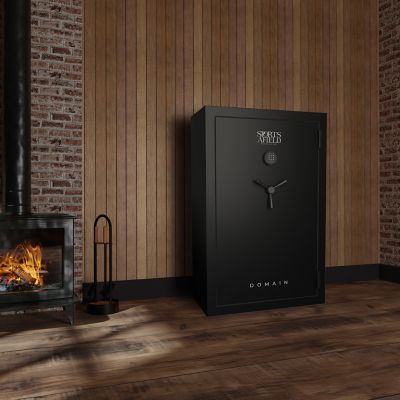 Image showing 9 th Sports Afield Domain 40 Gun Fire Safe with Electronic Lock, Black