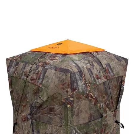 Barronett Blinds BA706 Flaming Orange 4-Sided Safety Hood for Use with 4-Sided Hunting Blinds Hunting Blind Accessories