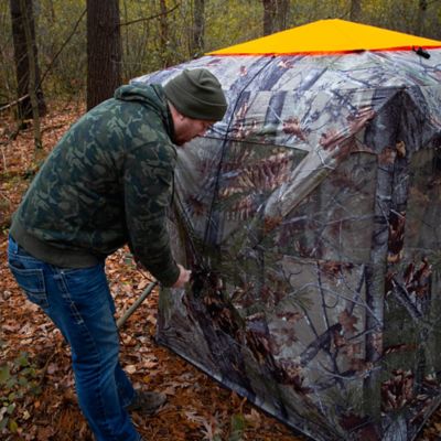 Image showing  4 Sided Blaze Orange Safety Cap, For Use with 4 Sided Hunting Blinds, BA706