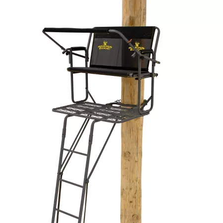 Rivers Edge TwoPlex LS 2-Person Ladder Rack 17 ft 1 in. Ladder Tree Stands