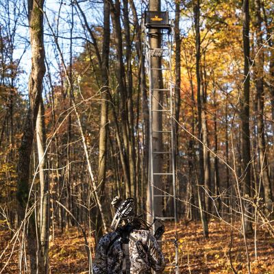 Image showing 1 th Rivers Edge 19 ft. 5 in. 1-Person Bowman LS Ladder Stand