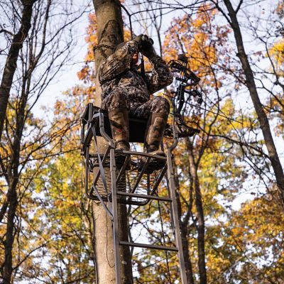 Image showing 4 th Rivers Edge 19 ft. 5 in. 1-Person Bowman LS Ladder Stand