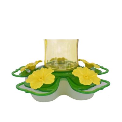 Image showing  Ombre Glass Hummingbird Feeder, Green/Yellow, 25 oz. Capacity