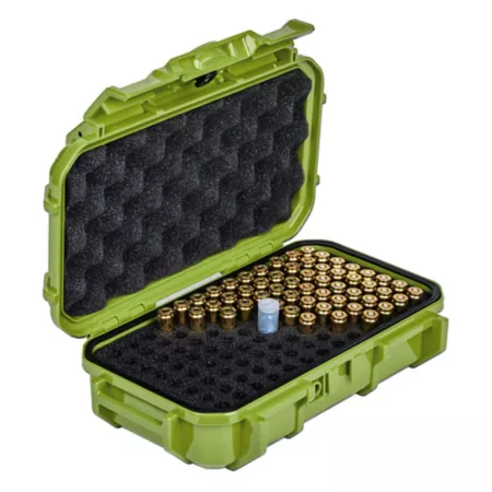 Evergreen 9mm Pistol Ammo Case Green Ammunition Storage & Cans