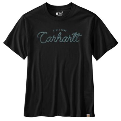 Image showing 0 th Carhartt Men's Relaxed Fit Lightweight Script Graphic Short-Sleeve T-Shirt