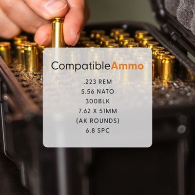 Image showing  Compact AR Rifle Ammo Case, Orange