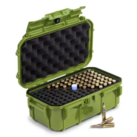 Evergreen Compact AR Rifle Ammo Case Green Ammunition Storage & Cans