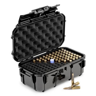 Evergreen AR Rifle Ammo Case, Black with Flag Print