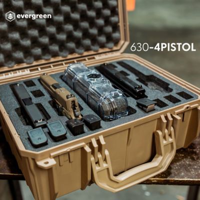 Image showing  630 4 Pistol Case, Tan