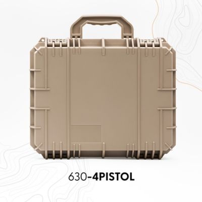 Image showing  630 4 Pistol Case, Tan