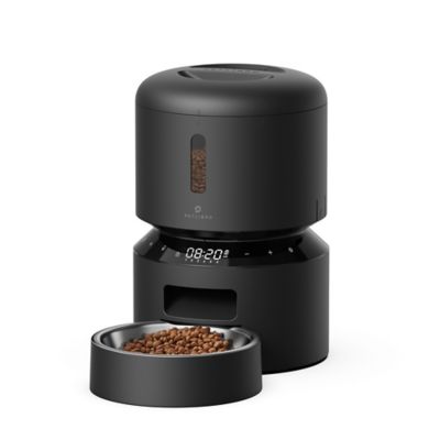 PetLibro Granary Stainless Steel 3 L. Automatic Dog and Cat Feeder with Voice Recorder, Black