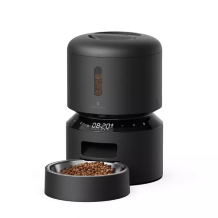 PetLibro Granary Stainless Steel 3 L Automatic Feeder for Dogs and Cats with Voice Recorder Black Pet Automatic Feeders