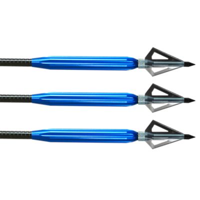 Image showing  Bad Boys' Arrow Weight Collars for Bowhunting, 3-Pack, Blue 250GR Compound