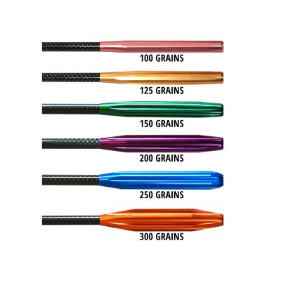 Pro-Tracker Archery Bad Boys' Arrow Weight Collars for Bowhunting, 3-Pack, Orange 300GR Compound