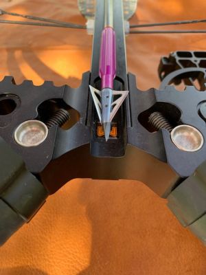 Image showing  Bad Boys' Arrow Weight Collars for Bowhunting, 3 pk. Orange 300GR Crossbow