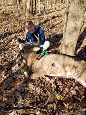 Image showing  Recovery System Bowhunting Recovery System, RF Transmission Recovery System - Compound bow setup
