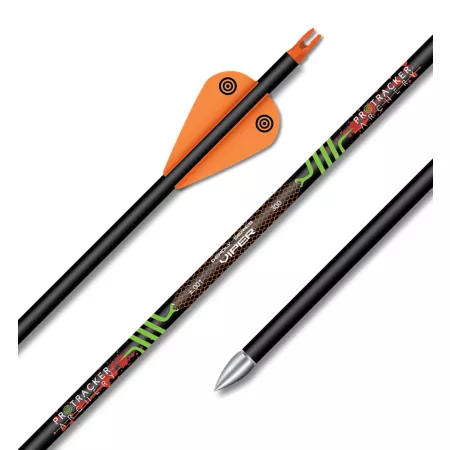 Micro Viper Pro-Tracker Archery Hunting Arrow 32 in Shaft Only 12-Pack Viper Spine 400 Mat Arrows & Bolts