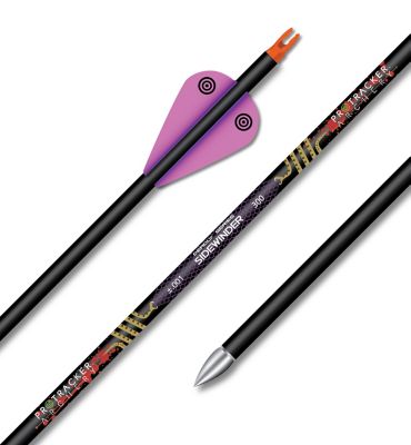 Pro-Tracker Archery Sidewinder Micro Hunting Arrow, 32 in., Shaft Only, 12 pk. Sidewinder Spine 400 Shine
