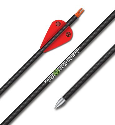Pro-Tracker Archery 3 K Carbon Fiber Weave Standard Hunting Arrow, 32 in., Spine 350, Shaft Only, 12 pk.