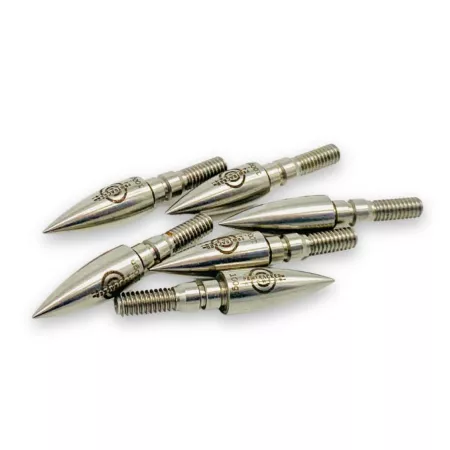 Pro-Tracker Archery Field Tips Stainless Steel Match Grade Field Tips 100GR 6 pk. Broadheads & Field Points