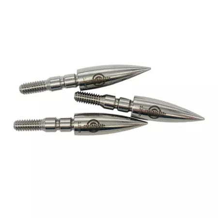 Pro-Tracker Archery Field Tips Stainless Steel Match Grade Field Tips 125GR 6 pk. Broadheads & Field Points