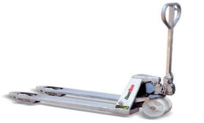 Image showing  27 x 48 5500 lbs. Capacity Galvanized Pallet Jack