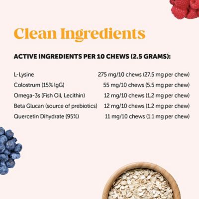 Image showing 7 th Pet Honesty Dual Texture Immune Support Lysine for Cats