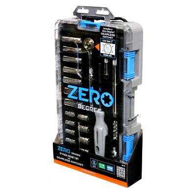 Image showing  27 pc. 1/4 in. Drive Metric Tool Set with gearless ratchet, 38129