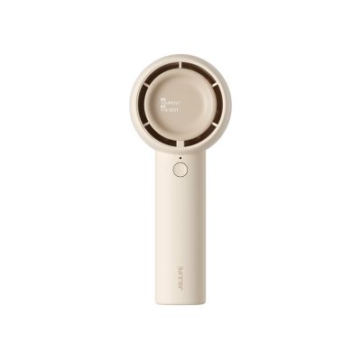 Jisulife Handheld Fan, Innovative Hidden Fan Blades Design, 4500mAh battery operated with 18H Max Cooling Time, FA42, Brown