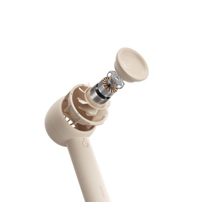 Image showing  Handheld Fan, Innovative Hidden Fan Blades Design, 4500mAh battery operated with 18H Max Cooling Time, FA42, Brown