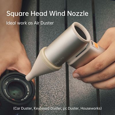 Image showing 6 th Jisulife 2 in 1 Portable Fan with Multiple Functions, Super Power Mental Personal Hand Fan, LED Display, FA55, Light Brown