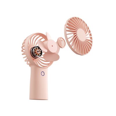Image showing  Handheld Mini Fan, 20Hrs Cooling, USB Rechargeable 4000mAh Portable Fan, Battery Operated Hand Fan, F2B, Pink