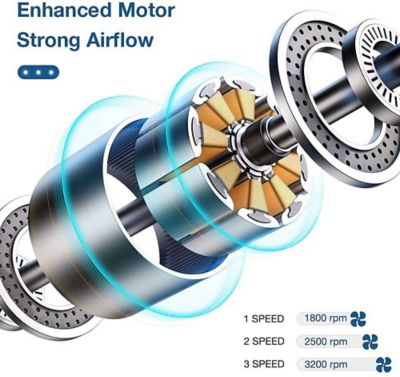 Image showing  Handheld Mini Fan, 20Hrs Cooling, USB Rechargeable 4000mAh Portable Fan, Battery Operated Hand Fan, F2B, Pink