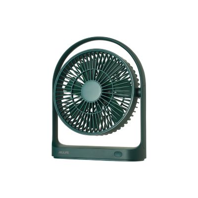 Jisulife Desk Fan 4000mAh Battery Operated Desktop Fan with 4 Speeds, Max 15 Hrs, Strong Airflow, Ultra Quiet, FA19, Green