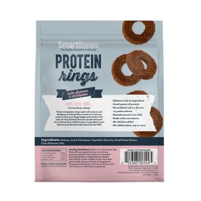 Image showing  Protein Rings with Salmon & Chickpeas, 5 oz.