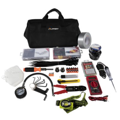 Lippert Components RV Tool Kit, 15 Tools and Assorted Parts for Quick-Fix Jobs, 2022000853